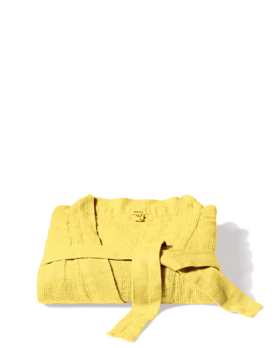 Merci - Linen bathrobe - Lemonade Yellow