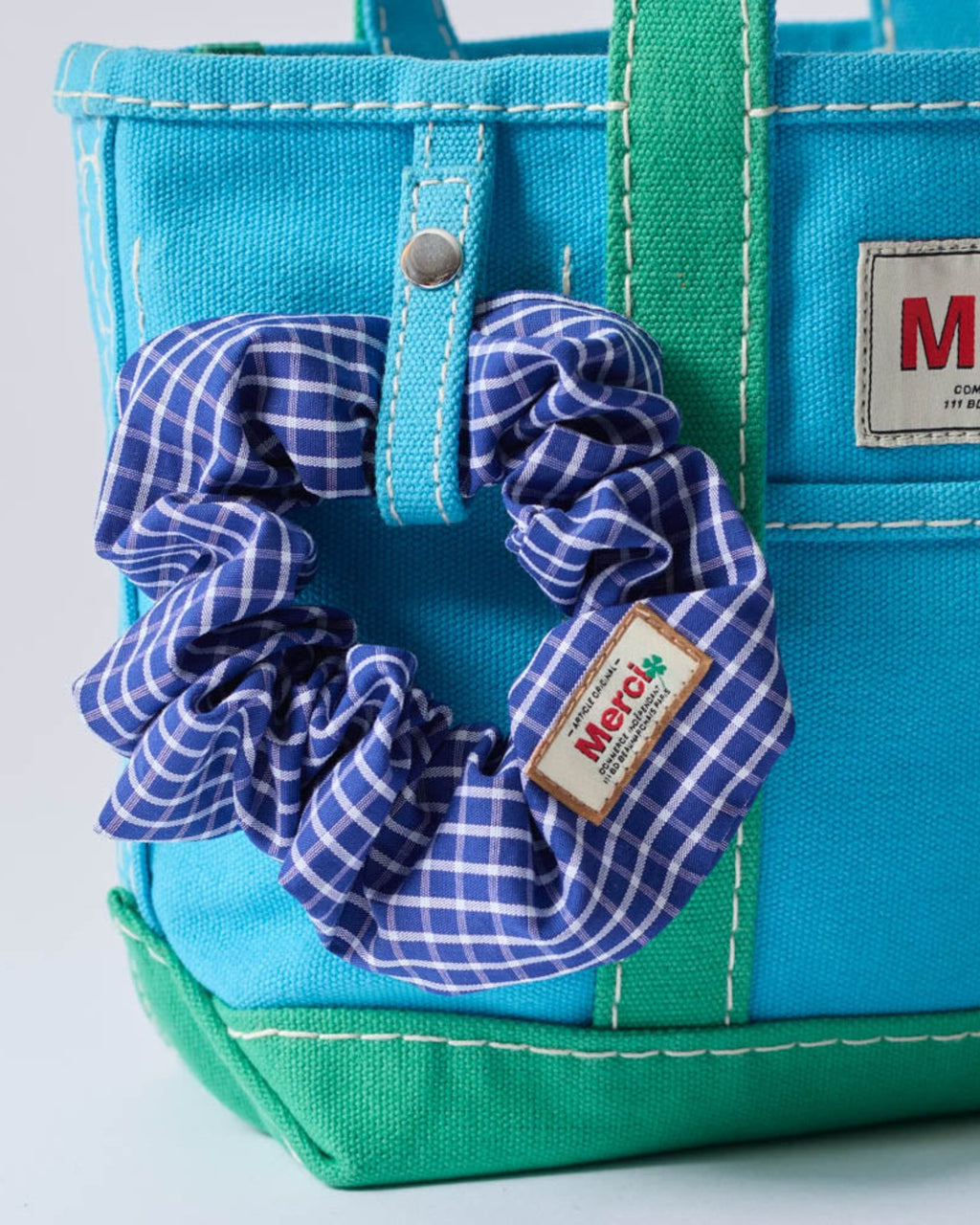 Merci - Candide shopping bag - Blue & Mint