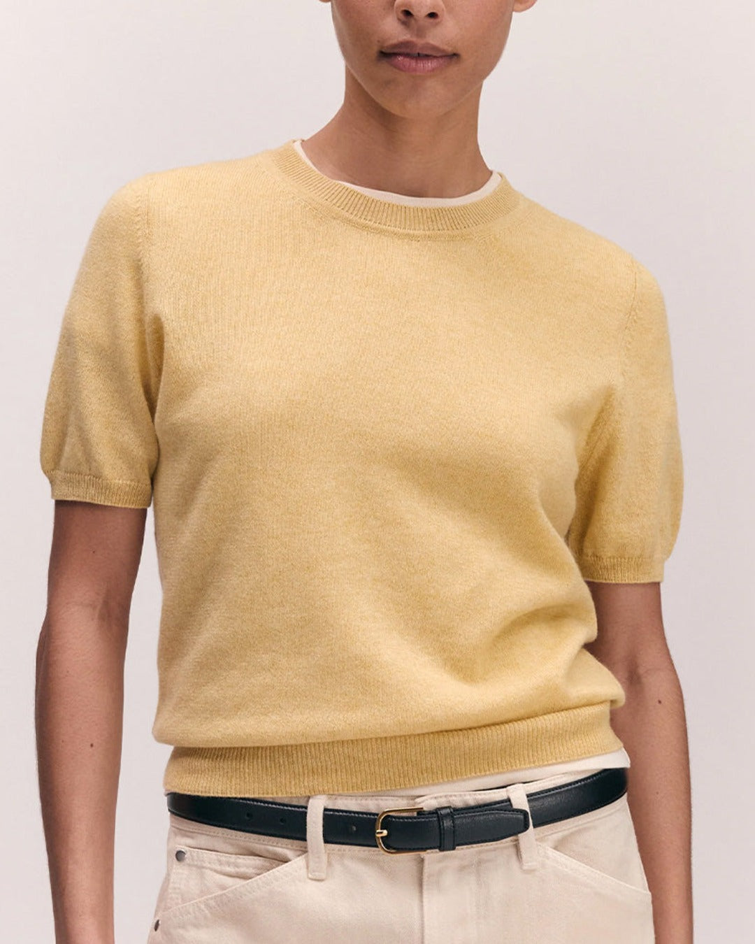 & Daughter - Emer Knit - Pale Yellow