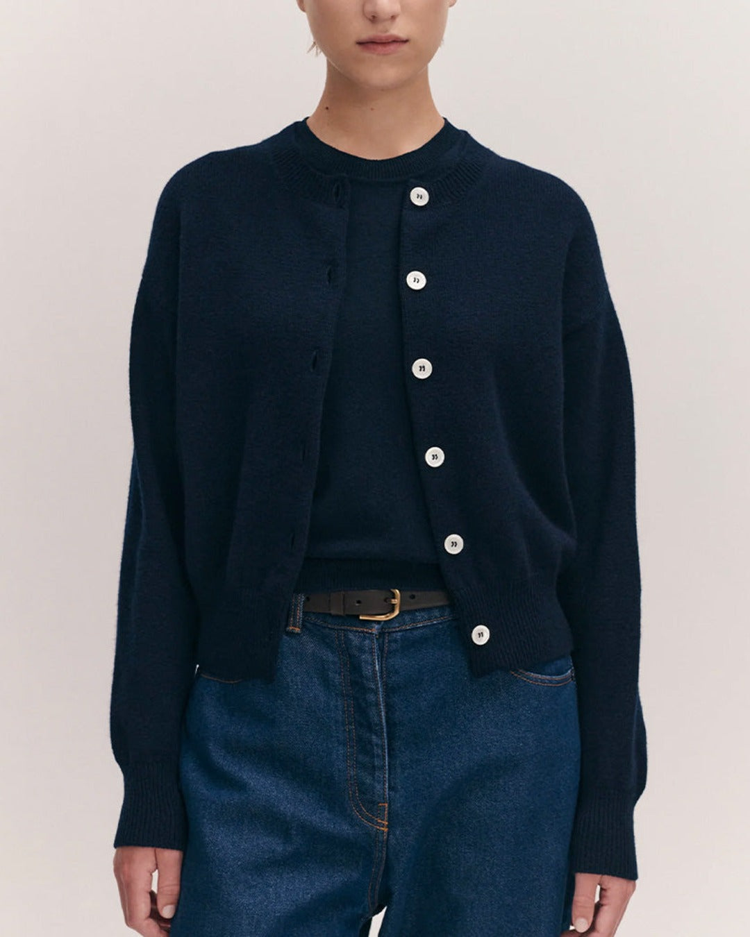 & Daughter - Ada Cardigan - Navy