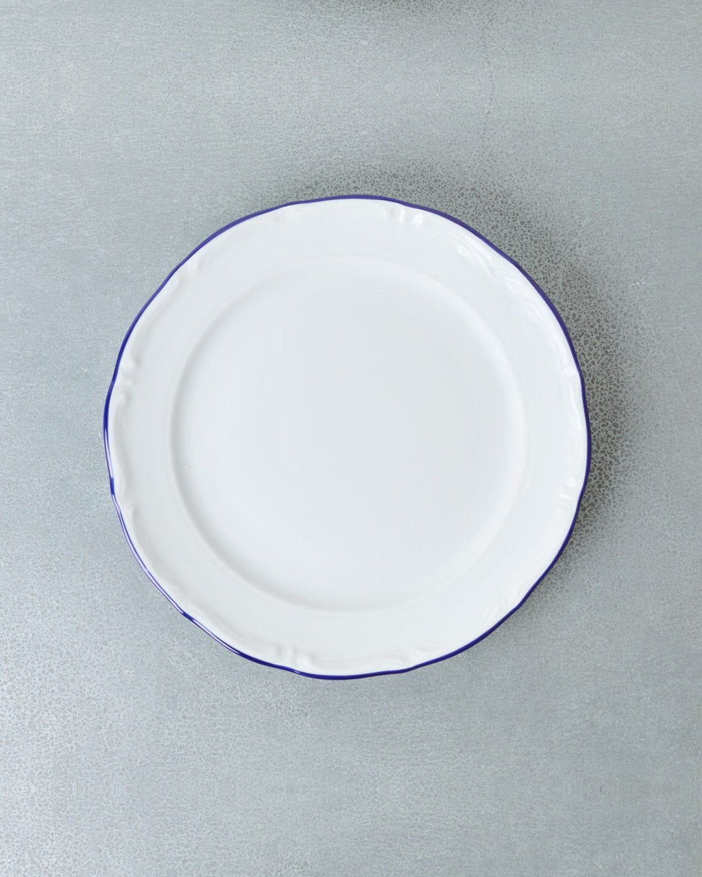 Pioli - Assiette Plate Marina - Blanc & Bleu