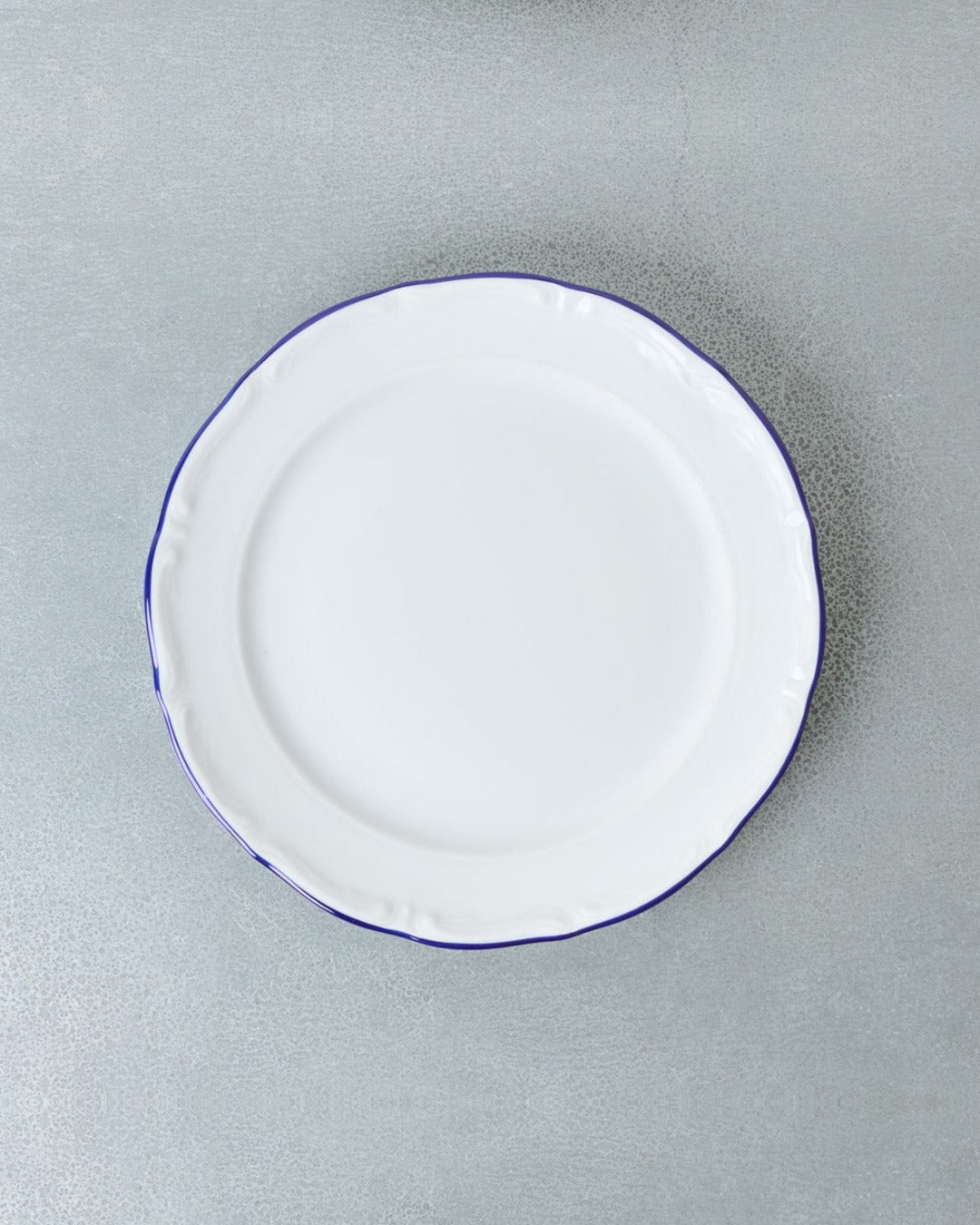 Pioli - Assiette Plate Marina - Blanc & Bleu