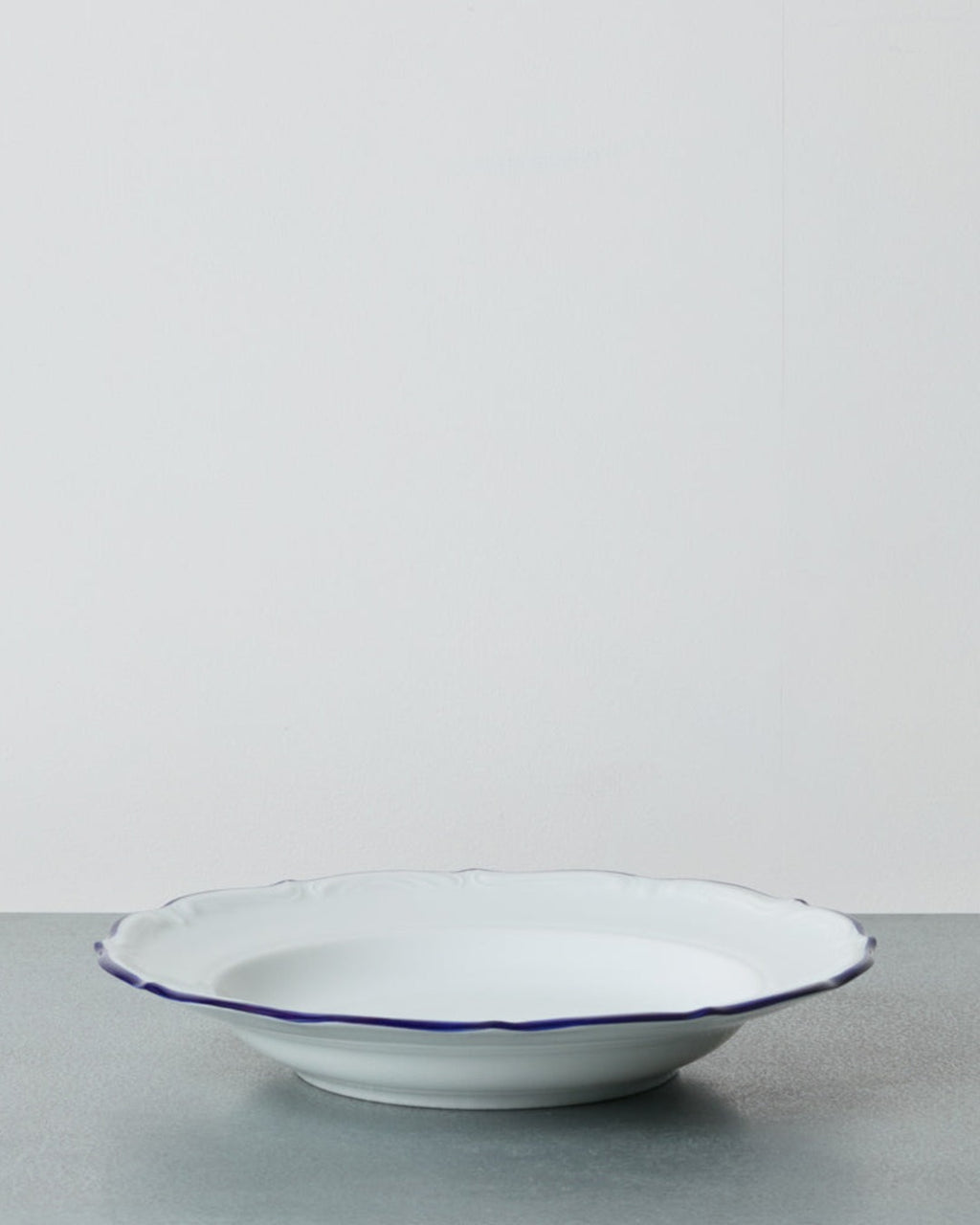 Pioli - Marina Soup Plate - White & Blue