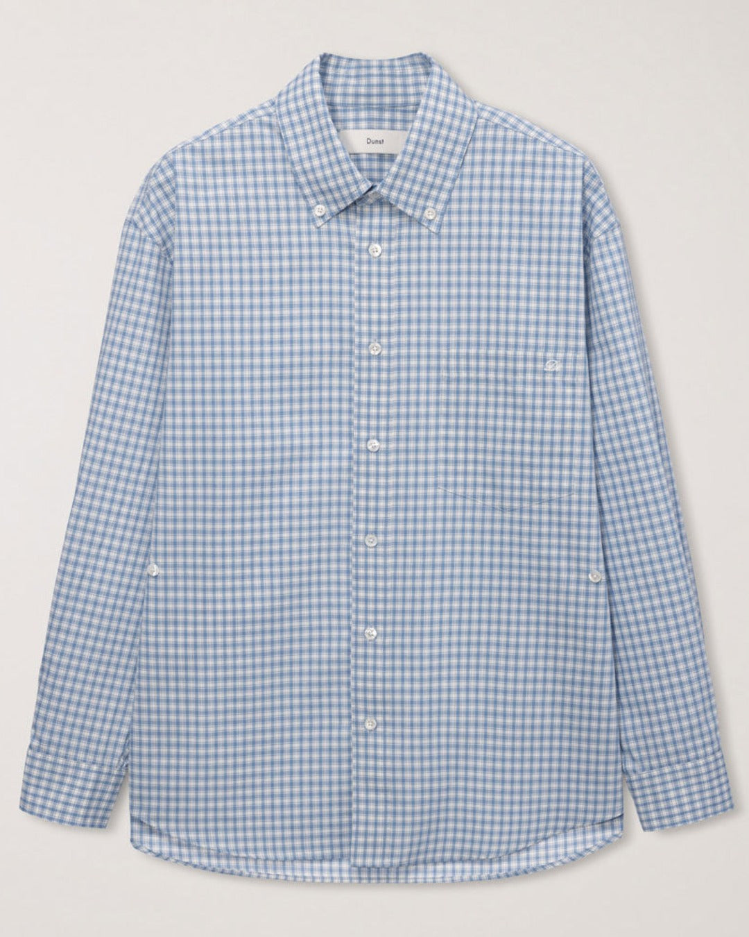 Dunst - Oversized Checkered Shirt - Blue