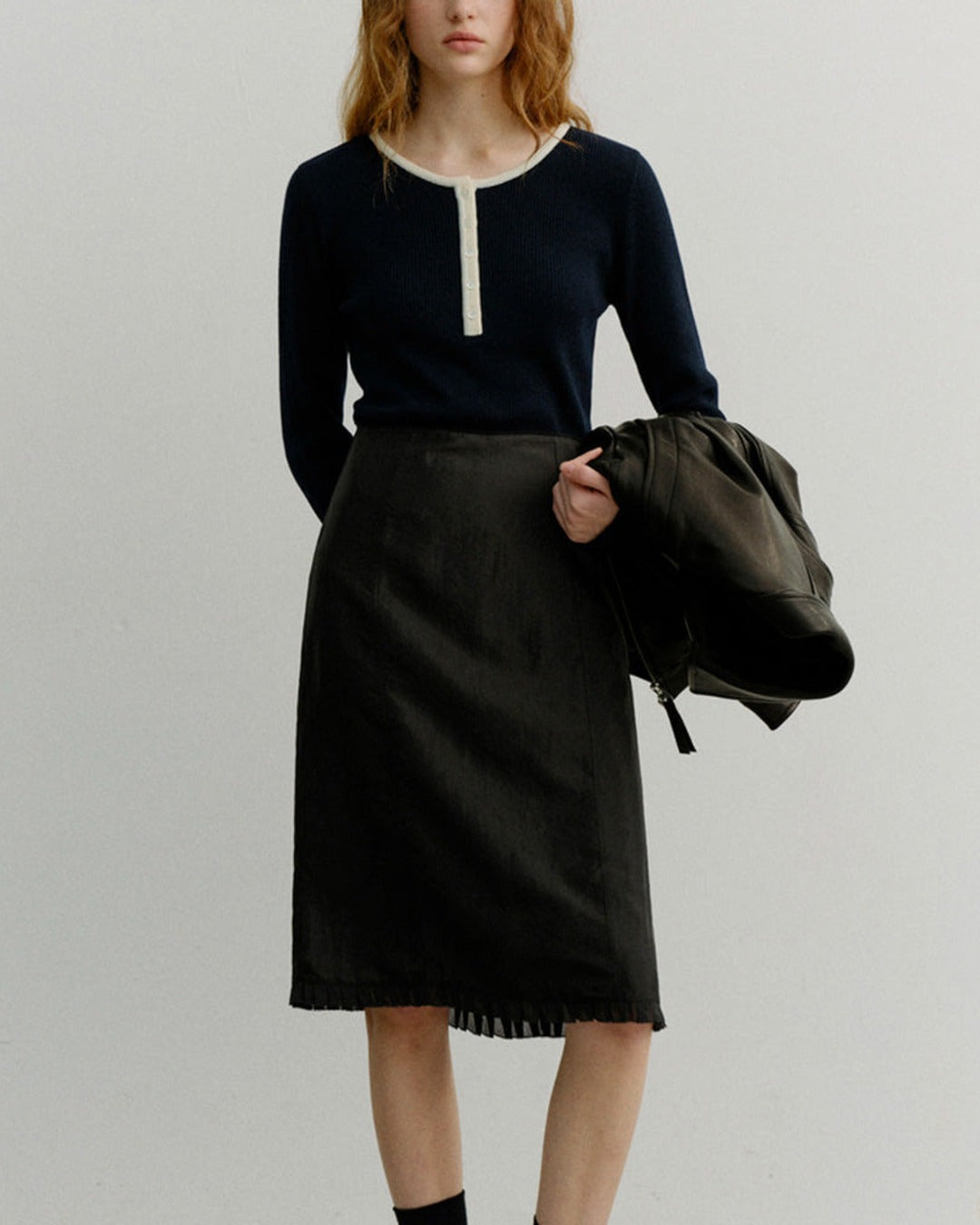 Dunst - Knitted Top - Navy