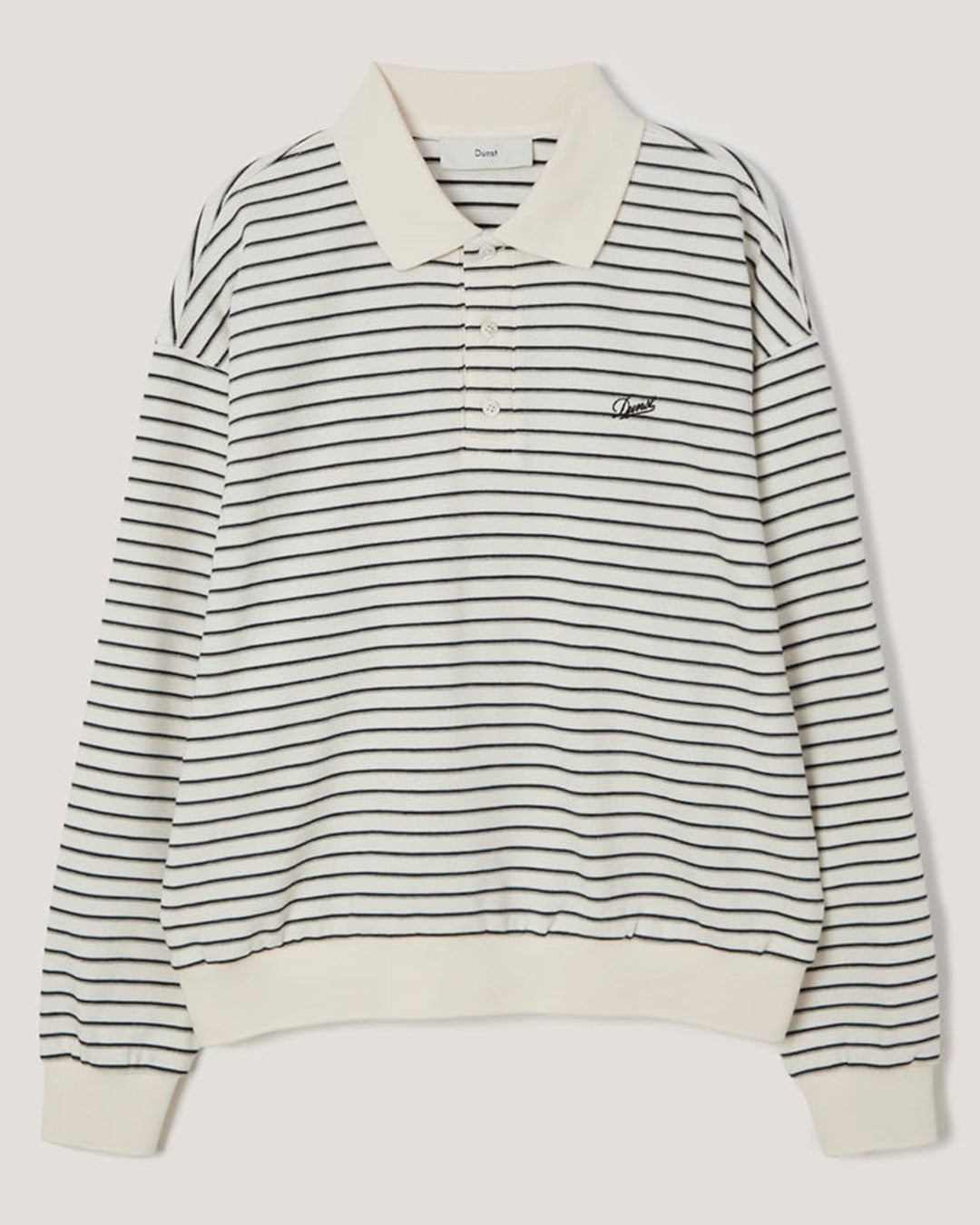 Dunst - Striped Polo Shirt - Ivory