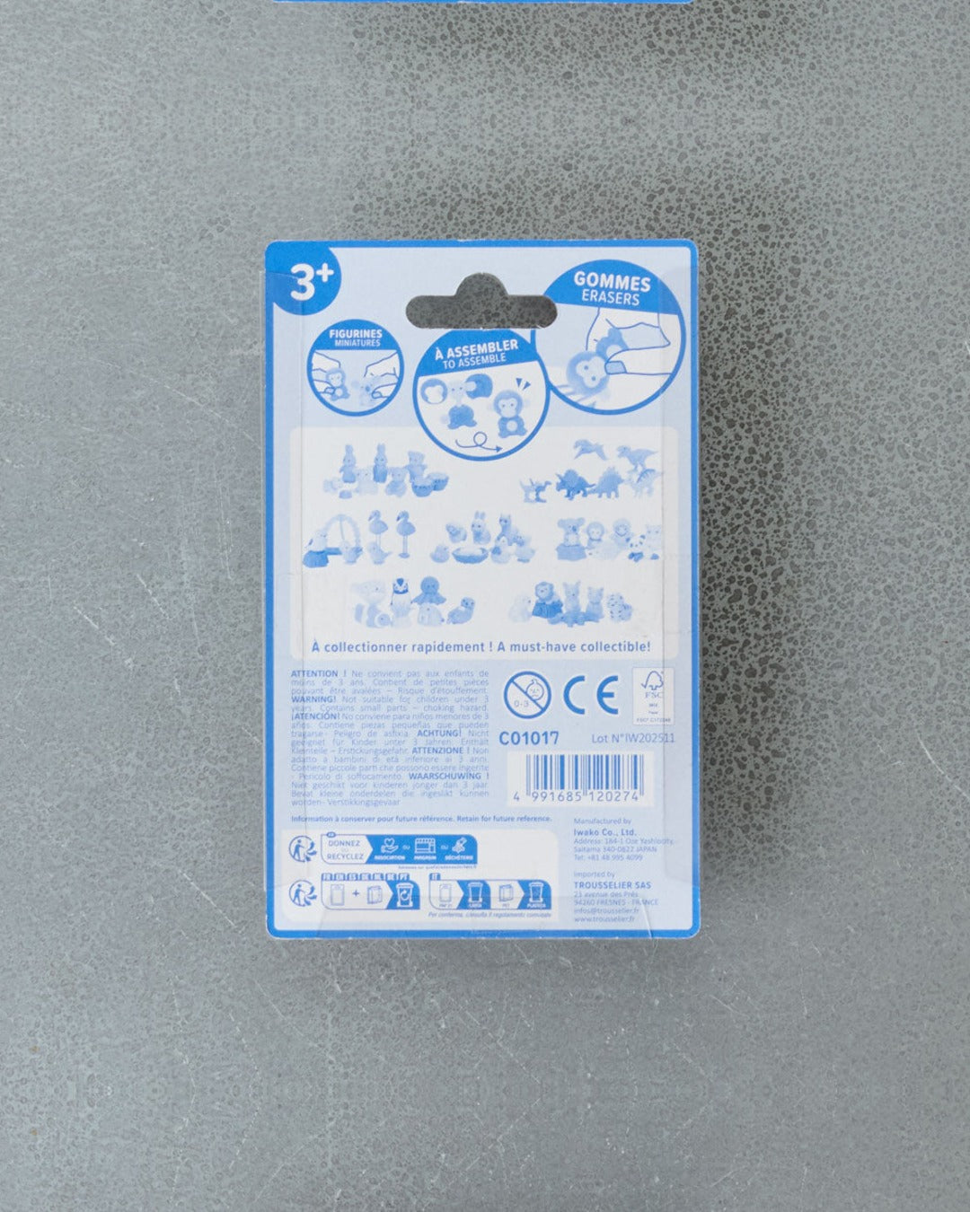 Iwako - Set De 7 Gommes Daruma
