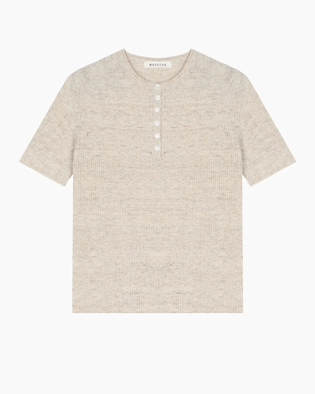 Masscob - Mina knitted T-shirt - Sand