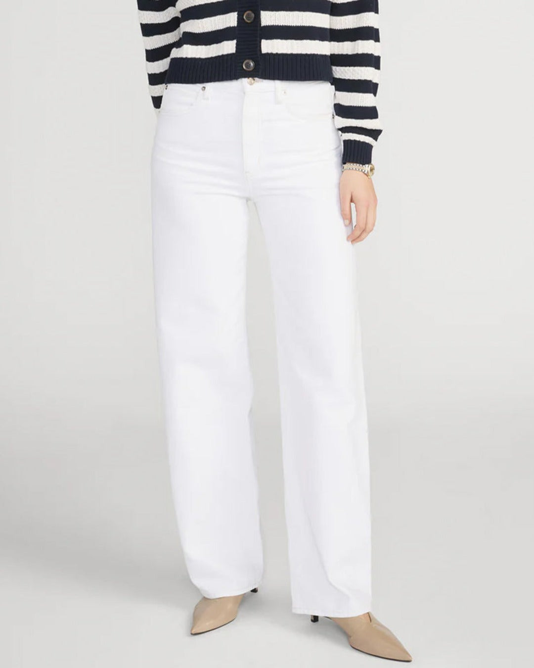 Frame - Jeans The Bow - Blanc