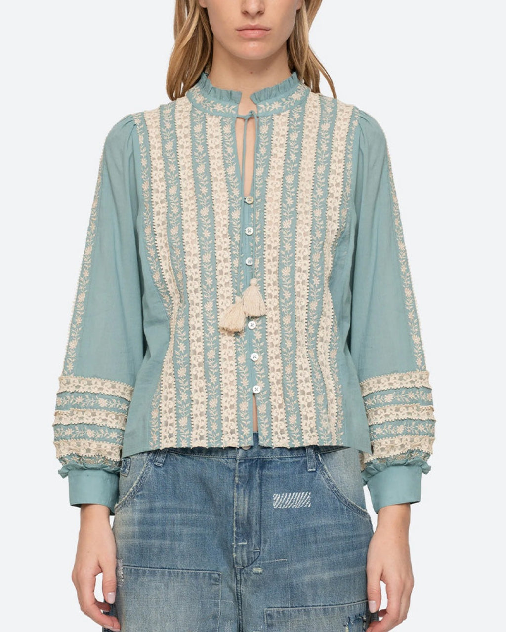 Sea New York - Sea NY - Kristen Blouse - Sky Blue
