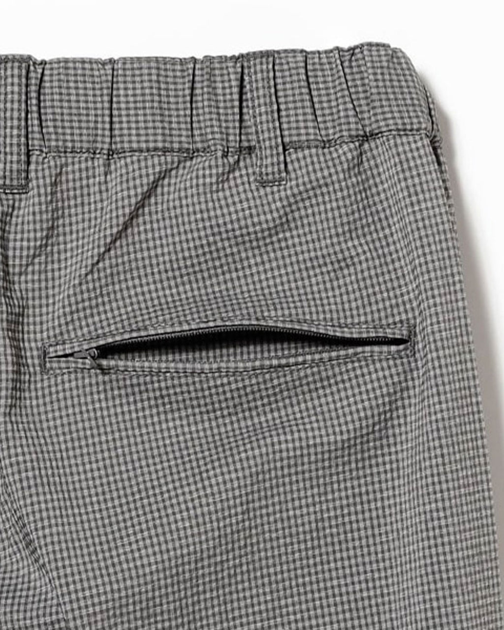 Beams Plus - Pantalon 2 Pleats Gaufré - Gris