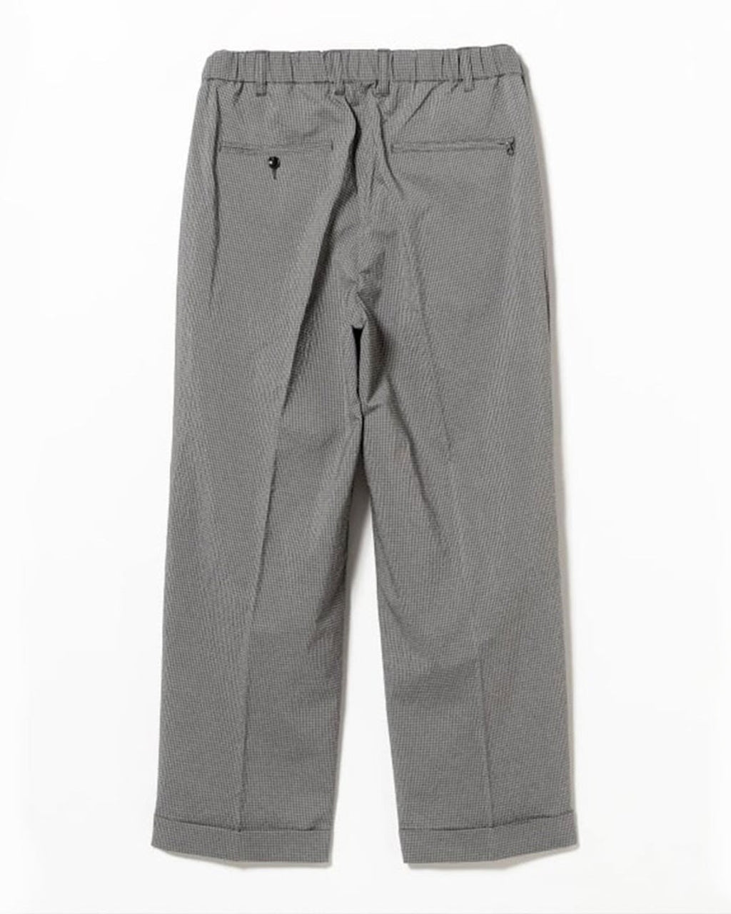 Beams Plus - Pantalon 2 Pleats Gaufré - Gris