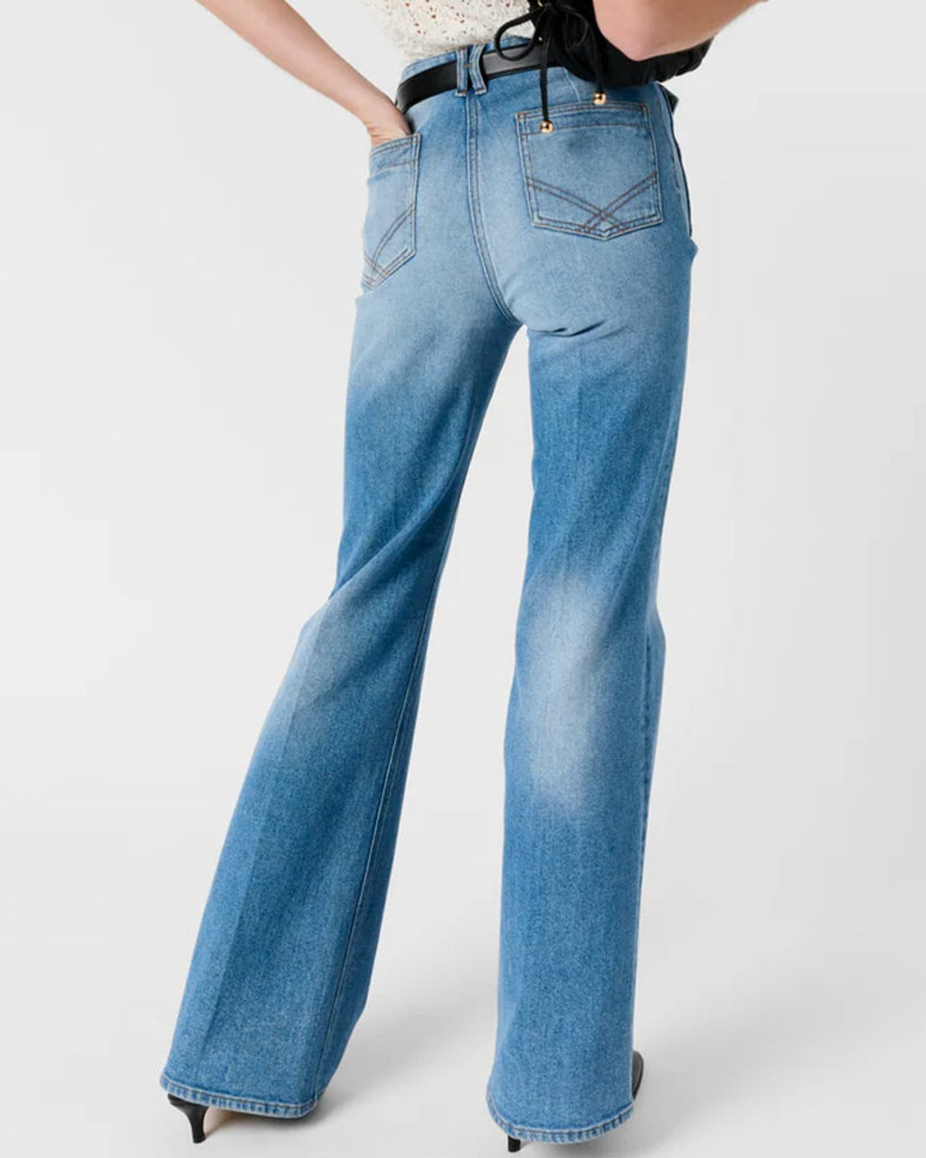 Gerard Darel - Anna flared jeans - Blue Jeans