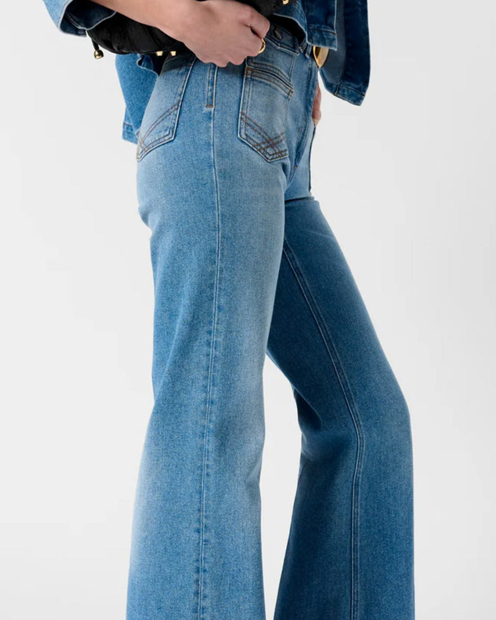 Gerard Darel - Anna flared jeans - Blue Jeans