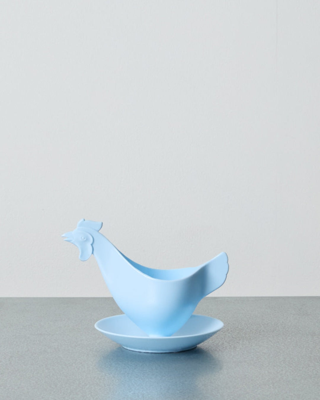 Sonja Plastic - Coquetier Coq - Bleu Clair