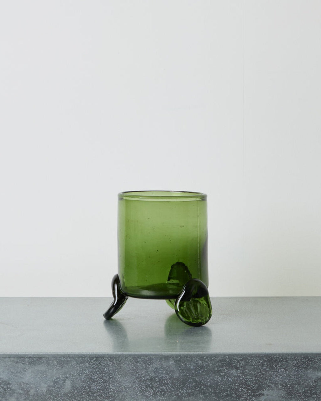 La Soufflerie - Hurricane Vase - Smoked green