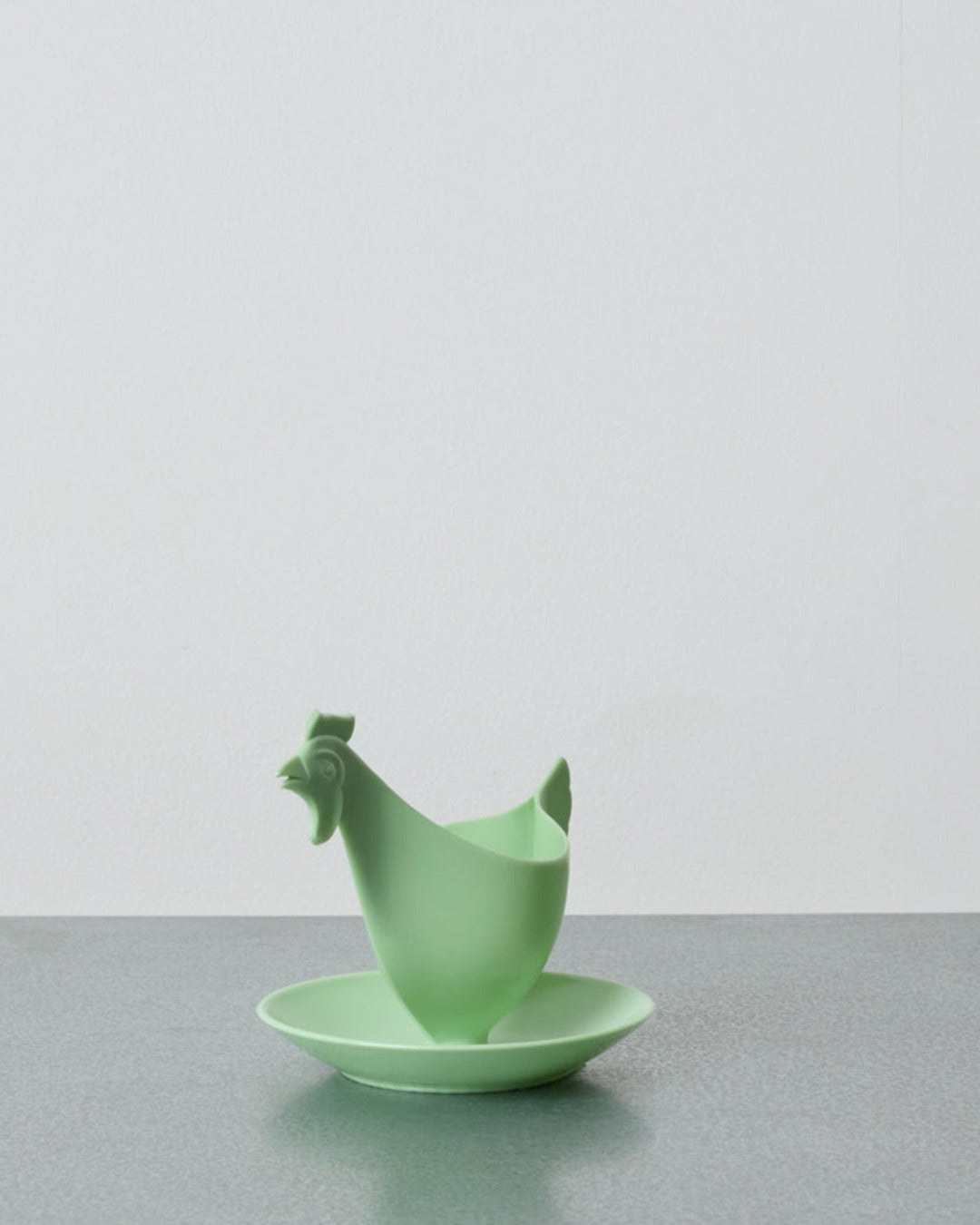 Sonja Plastic - Coquetier Coq - Vert Menthe