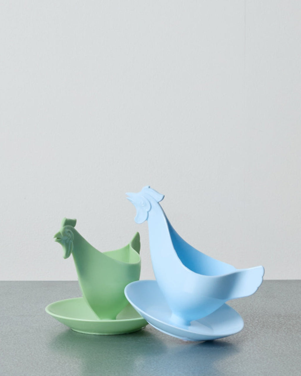 Sonja Plastic - Rooster Egg Cup - Mint Green