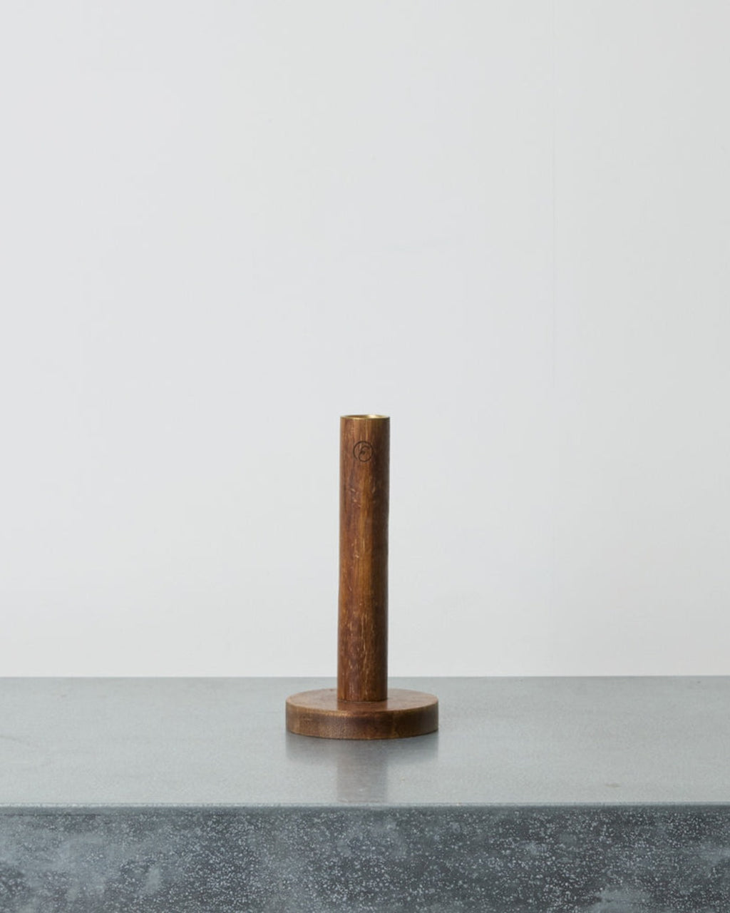 Ernst - Wooden Candle Holder - Dark