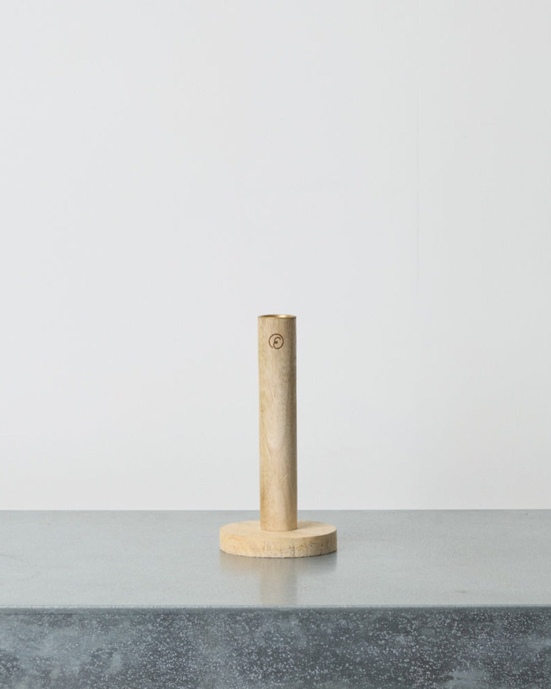 Ernst - Wooden Candle Holder - Natural