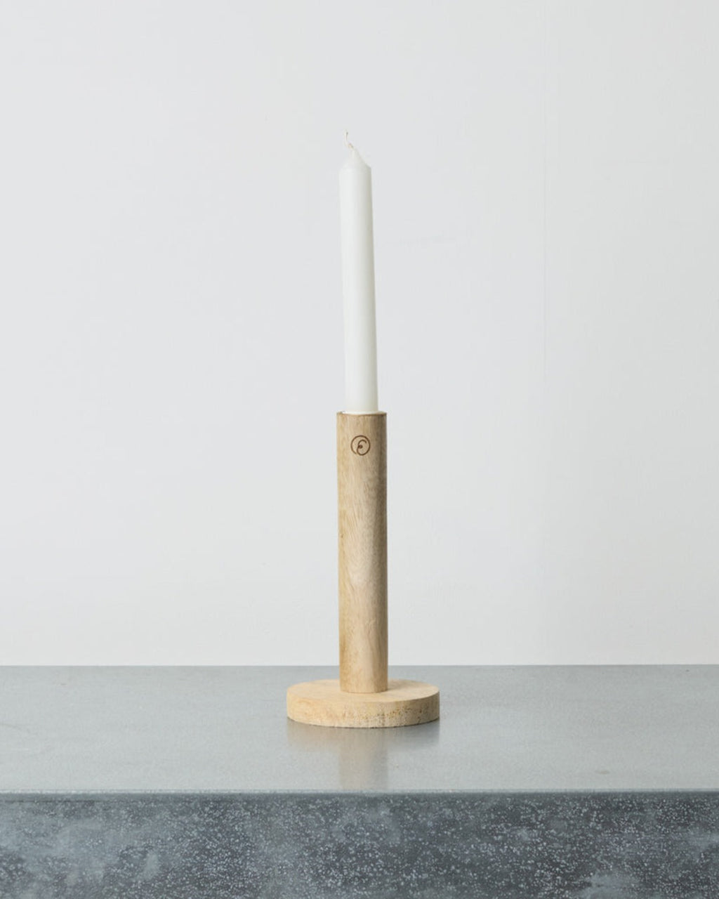 Ernst - Wooden Candle Holder - Natural