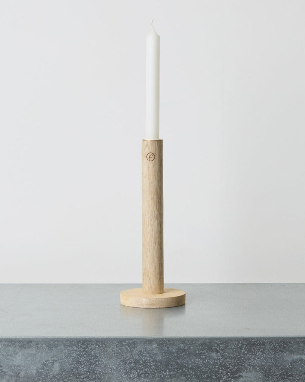 Ernst - Wooden Candle Holder - Natural