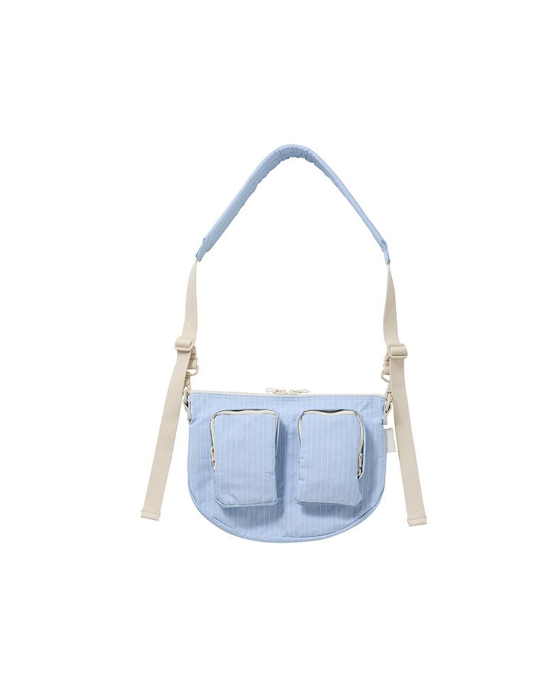 Amiacalva - Cotton Polyester Bodybag S Bag - Blue Striped