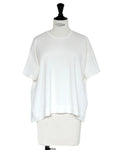 Ct Plage - Round Neck Sweater with Mid-Long Sleeves - White