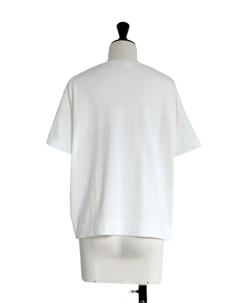 Ct Plage - Round Neck Sweater with Mid-Long Sleeves - White