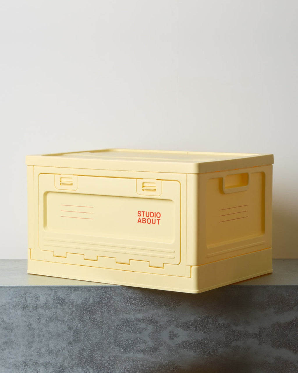 Studio About - Boite De Rangement - Jaune Clair