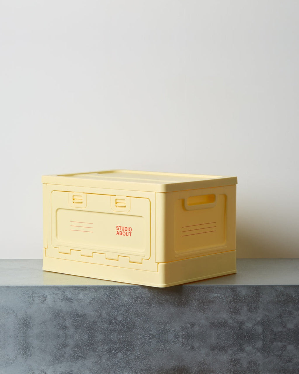 Studio About - Boite De Rangement - Jaune Clair