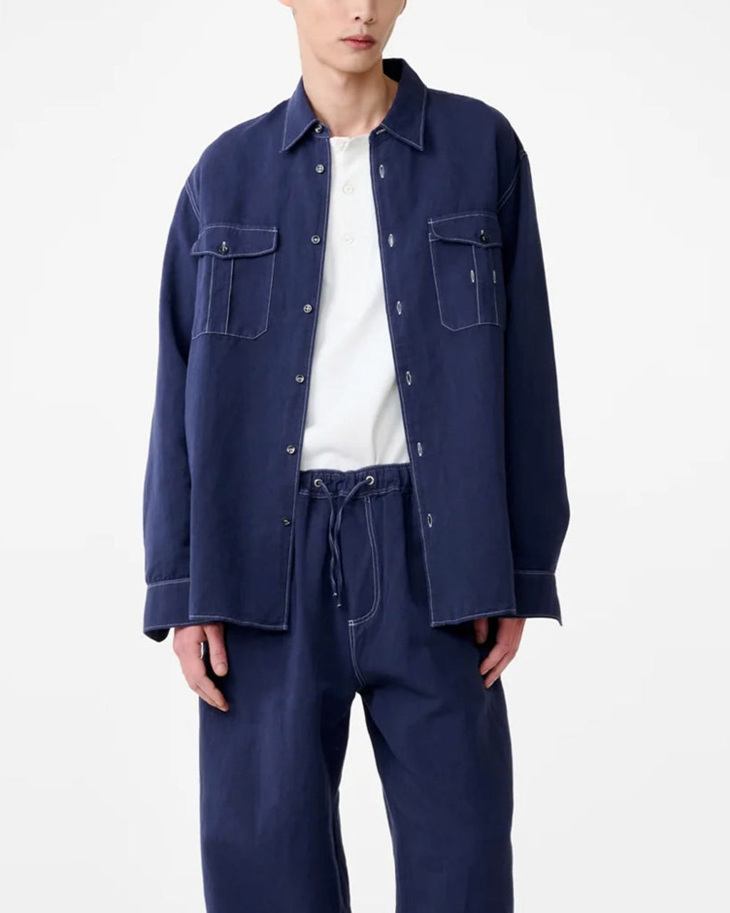 Studio Nicholson - Chemise Louro - Indigo