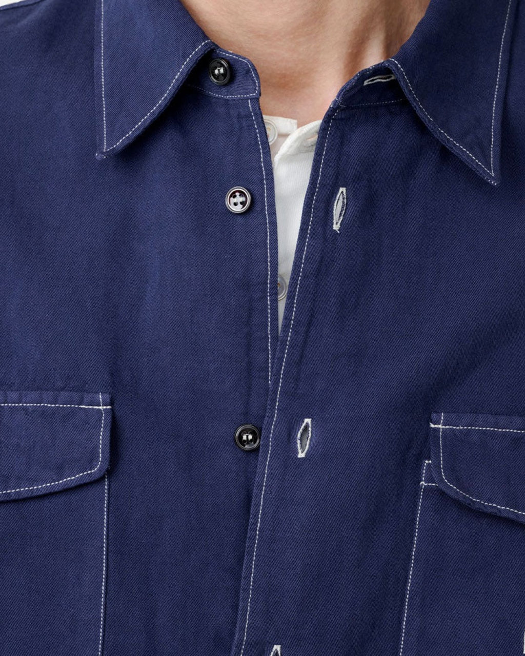 Studio Nicholson - Chemise Louro - Indigo