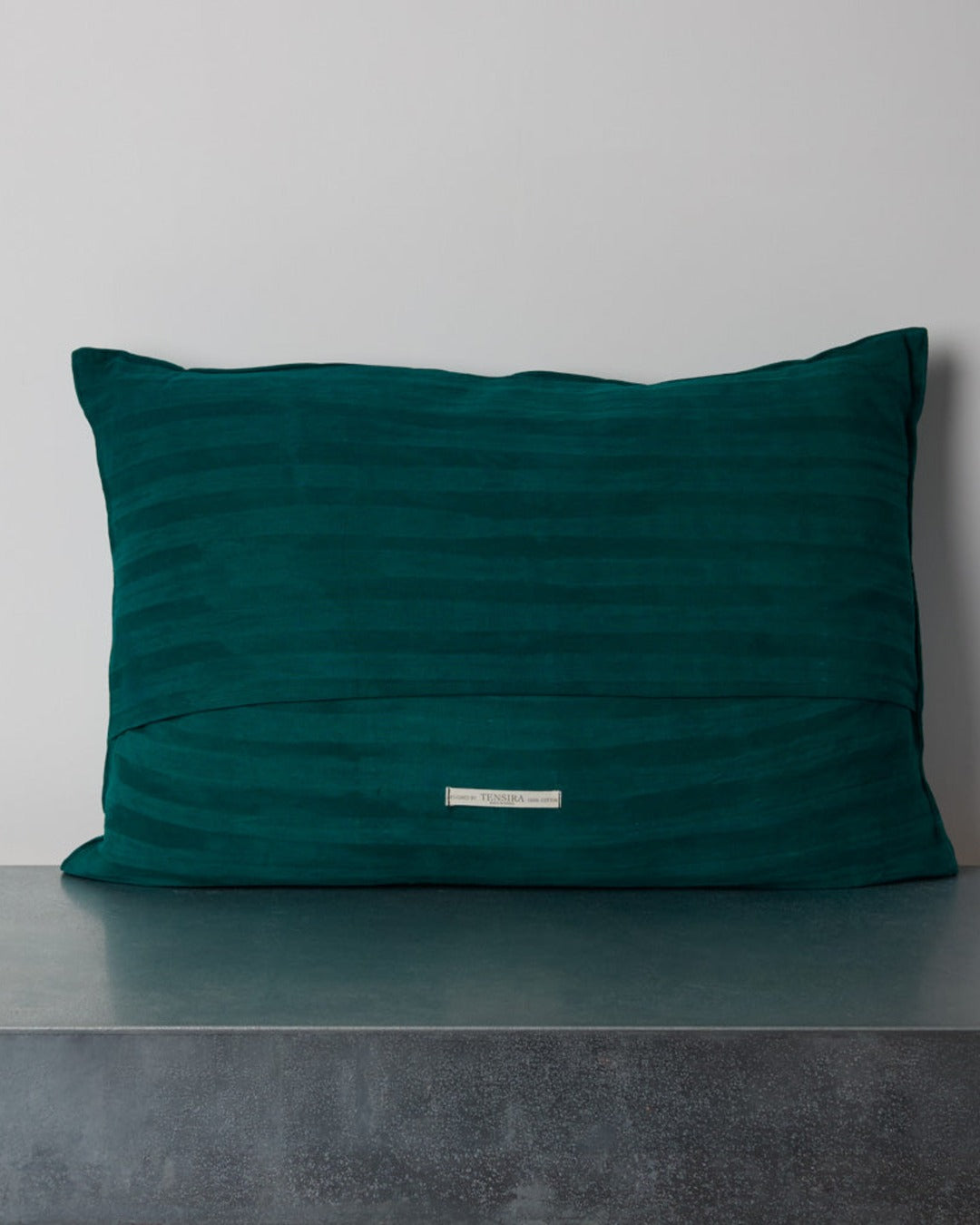 Tensira - Coussin En Coton - Rayures Vertes