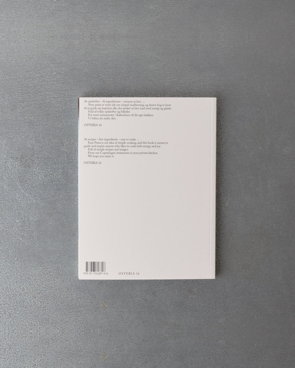 Spine Studio - Book - Easy Pasta