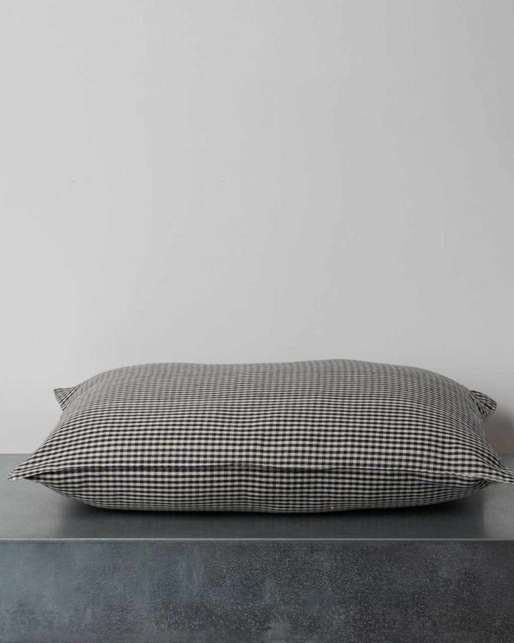 Tensira - Coussin En Coton - Vichy Noir & Blanc