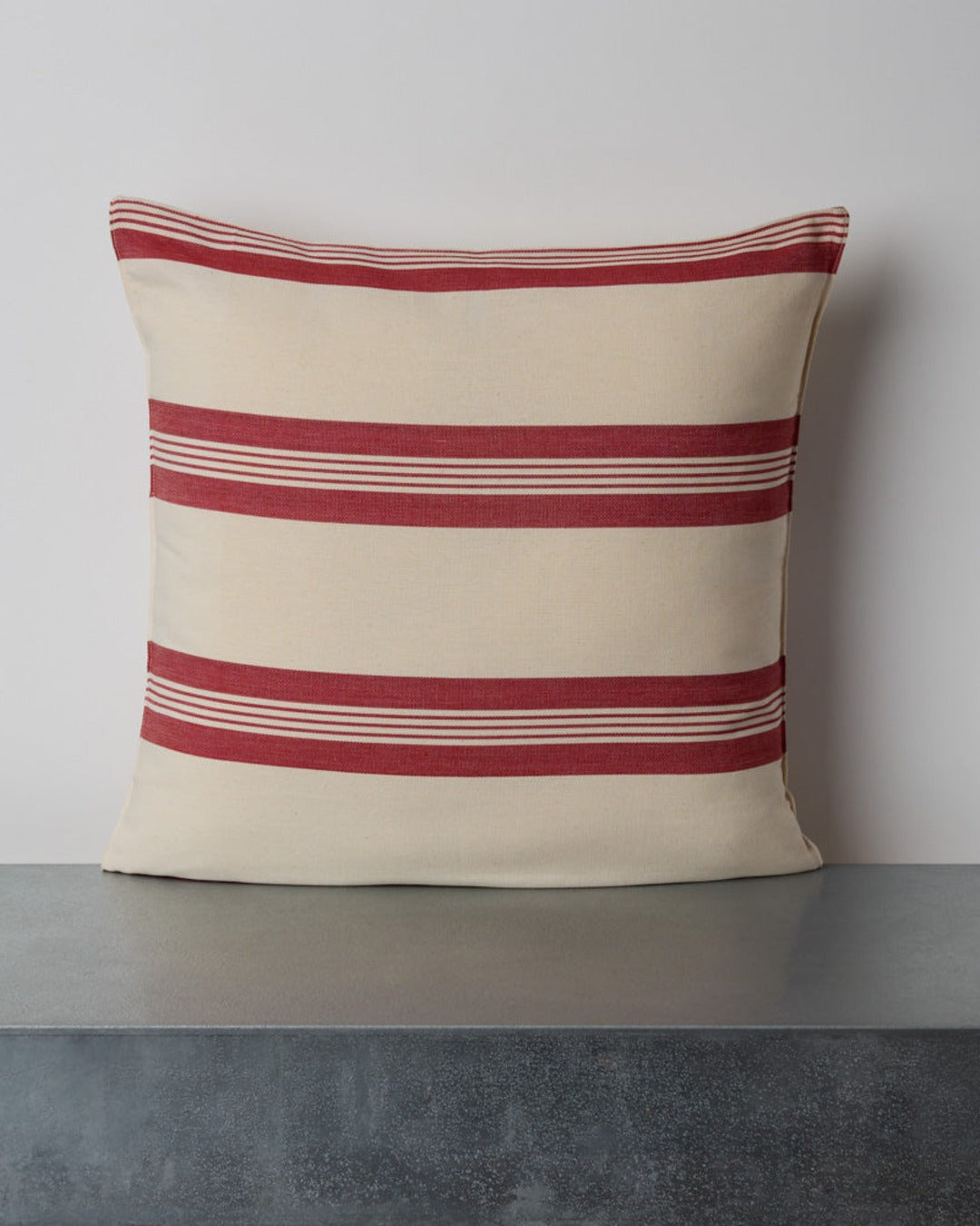 Tensira - Cotton Pillow - Red Stripes