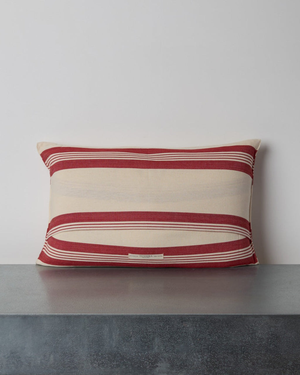 Tensira - Cotton Pillow - Red Stripes