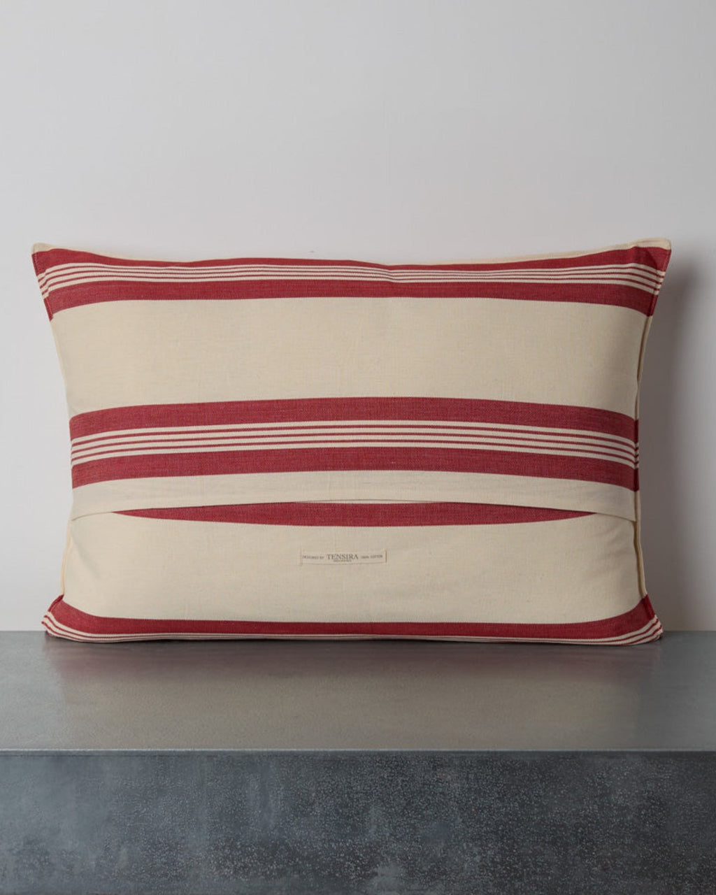 Tensira - Cotton Pillow - Red Stripes