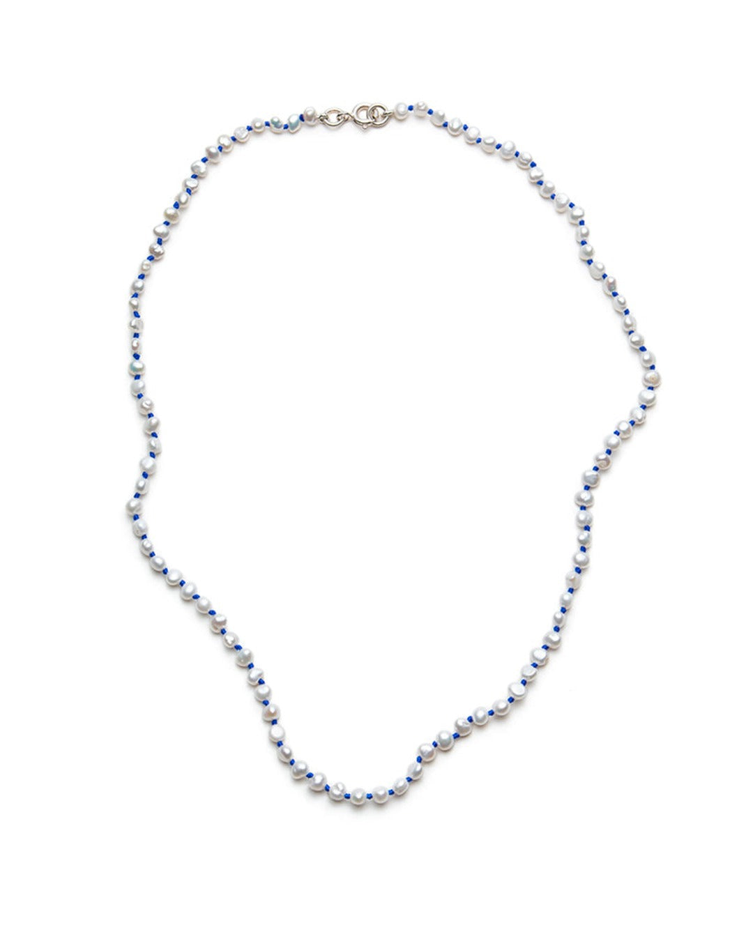 Nina Janvier - Mini Soga Necklace - Blue Silver