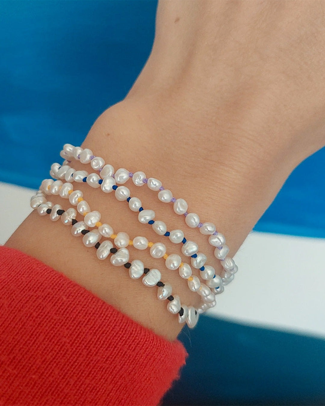 Nina Janvier - Bracelet Mini Soga - Vert Argent
