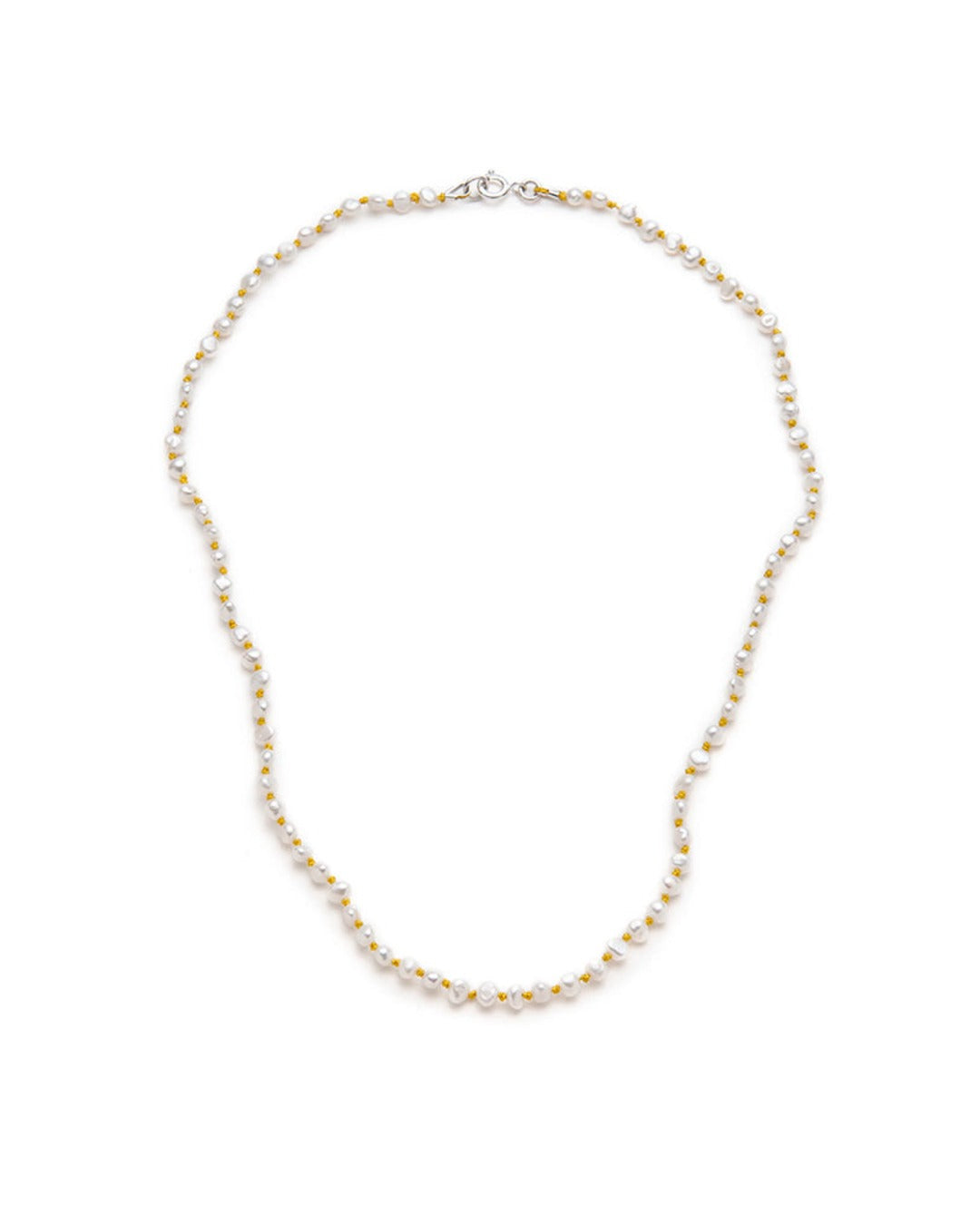 Nina Janvier - Mini Soga Necklace - Yellow Silver