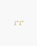 Ragbag - Small Datura Earrings - Gold