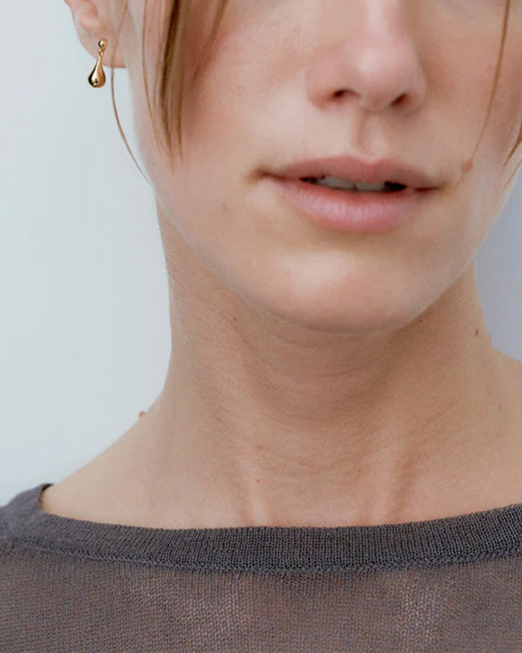 Ragbag - Small Datura Earrings - Gold