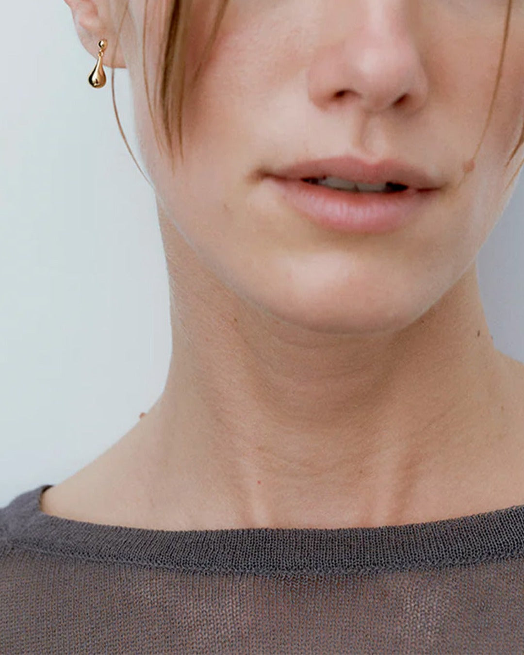 Ragbag - Small Datura Earrings - Gold