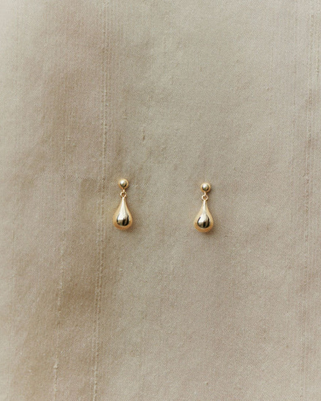 Ragbag - Small Datura Earrings - Gold