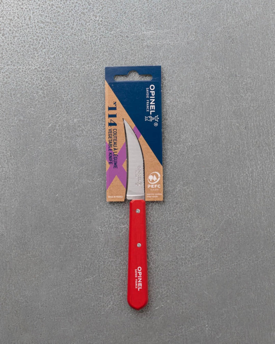 Opinel - Couteau À Légumes N114 - Rouge