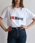 Merci - MC I Love T-shirt - White
