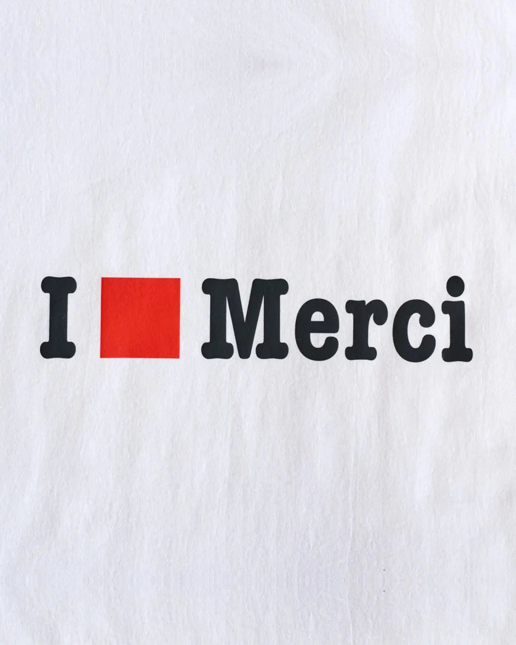 Merci - MC I Love T-shirt - White