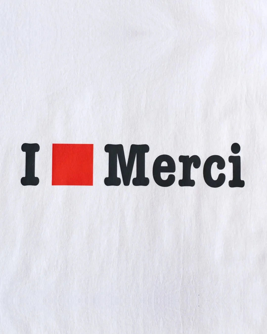 Merci - MC I Love T-shirt - White